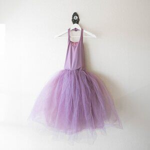 Balera Performance Lyrical Ballet Dress Women’s Small French Mauve Halter Tulle